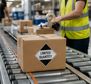 Limited Quantity ADR logistics and dangerous goods transport process