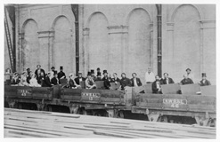 The London Underground, the first underground railway, opened in 1863.