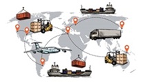 Different transport modes in Multimodal Transport