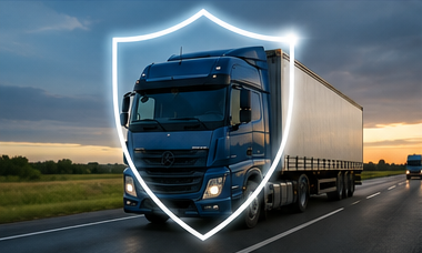 Commercial truck vehicle insurance for logistics and freight transport companies